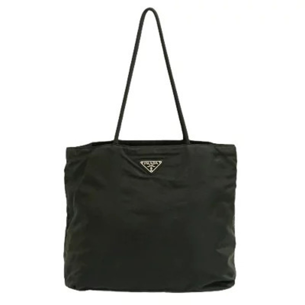 Prada Tessuto Tote Shoulder Bag Black